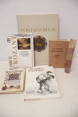 Lot de 6 livres dont Claude MONET ; Les peintres impressionnistes...