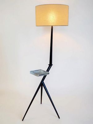 an image of a lamp that is on a tripod stand
