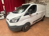 a white van that is parked in a garage