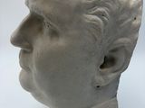 an image of a sculpture of a man ' s head