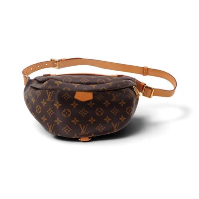 Sac banane Louis Vuitton en toile Monogram et cuir