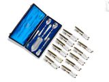 an image of a set of silverware in a blue case