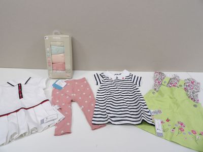 a lot of clothes that are on a table