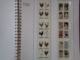 a picture of a book with pictures of chickens on it