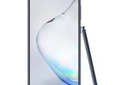 un Samsung Galaxy Note 10 Lite avec un stylet posé dessus