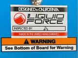 a close up of a warning sticker on a vehicle