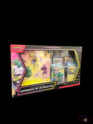 une boîte de jouets Pokémon sur fond noir