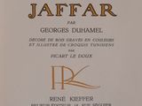 the cover of the book le prince jaffar by georges duhamel