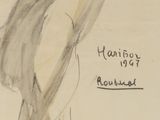 an image of a drawing of a bird perched on a tree branch