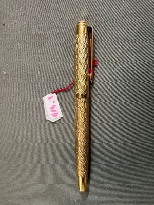 GOLD STARRY Stylo plume en or 750‰, en métal doré à décor fi…