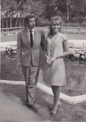 Archive Aldo Palazzi. Jane Fonda et Roger Vadim à Venise en …