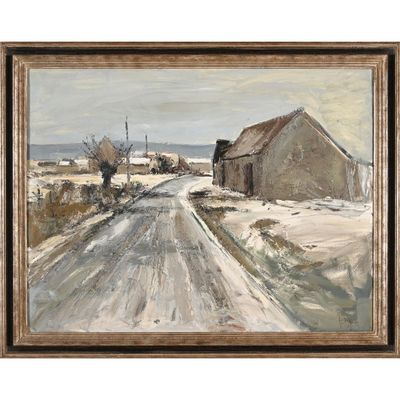 LAPORTE Georges. (1926-2000). « Paysage de neige ». - Photo 1