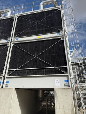 a building that has a lot of scaffolding on it
