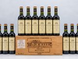 a group of bottles of wine sitting on top of a wooden box