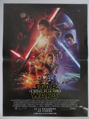 a movie poster for star wars the force awake