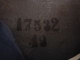 an image of a close up of a shoe with the number seven on it