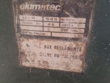 a close up of a machine with a label on it