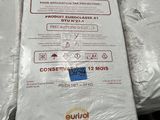 a bag of food that is sitting on top of a pallet