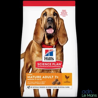 Hill's Science Plan - Aliment pour chiens adultes de 7 ans et plus