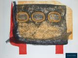 une photo d'un dessin représentant un grille-pain sur une feuille de papier