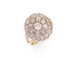 une bague à grappes de diamants, par van cleef