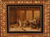 an image of a painting of a group of people in a room
