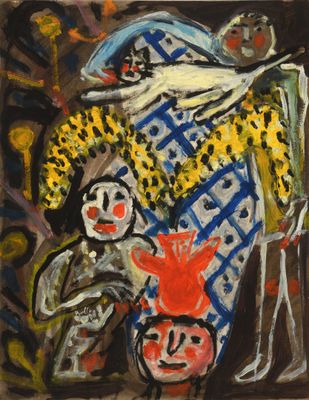 an image of a painting of a group of people in a room