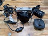 a camera that is sitting on a wooden table