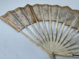 a fan that has a design on it