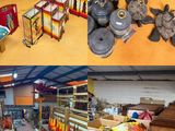 many different pictures of a store with various items