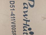 a cardboard box with a sign on it that says don ' t wait for us