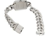 an image of a stainless steel bracelet with a padlock attached to it