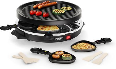 2.59 Princess Raclette 6 Grill Party, Pour 2 Ã 6 Personnes, …