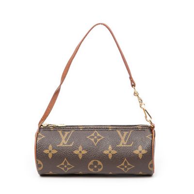 LOUIS VUITTON - Pochette modèle "Papillon pouch" en toile Mo…