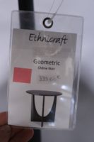 ETHNICRAFT. Paire de tables d'appoint en chêne teinté noir. (photo 4)