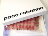 packaging for paco rabanne in a white box on a table