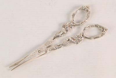 a pair of scissors that are sitting on a table