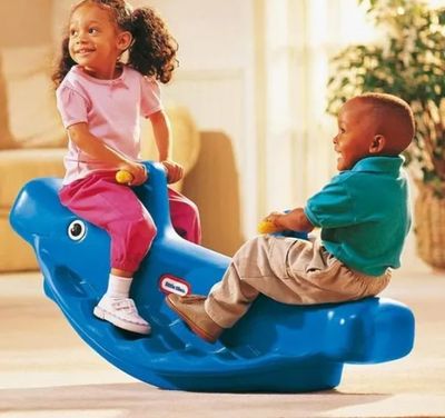 Baleine Double à Bascule Bleue - Little Tikes - Convient pou… - Photo 1