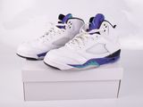 Air Jordan 5 Retro blanc / violet court - noir