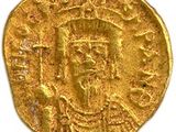 une pièce d'or à l'effigie de jésus