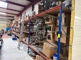 many boxes and boxes on the shelves in the warehouse