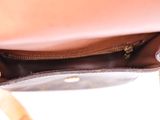 a purse that is open on a table