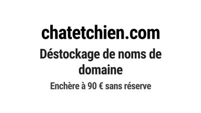 Nom de domaine chatetchien.com.