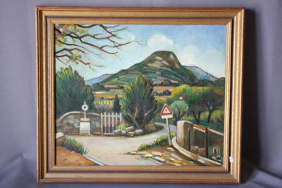 Max TOUTAIN (1935-2006) "La croisée des chemins"