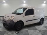 a white van with a black stripe on the side of it