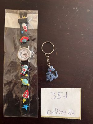 Pack montre Garçon Astronote avec un porte clé Dinosaure - N…