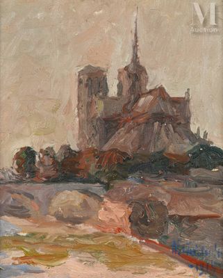 an oil painting of a painting of a castle on a hill