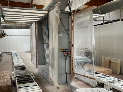 Cabine de peinture double face