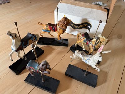 Cinq éléments de manèges The art of the carousel, The Hamilt…