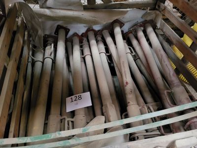 a lot of pipes that are sitting in a box